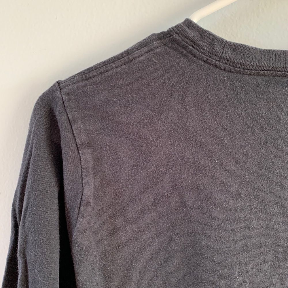 Air Jordan Size Large L Black Boys Top T Shirt Long Sleeve Graphic Basketball - Picture 7 of 12